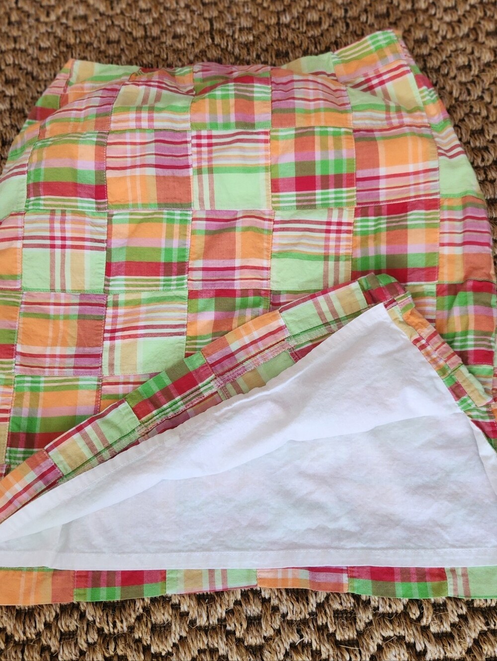 Cape Madras Patchwork Skirt CAPE ELIZABETH, MAINE $115 - Picture 2 of 9